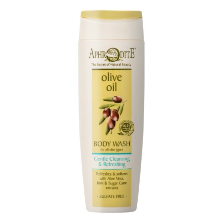 " Aphrodite sulfate free body wash with organic olive oil"