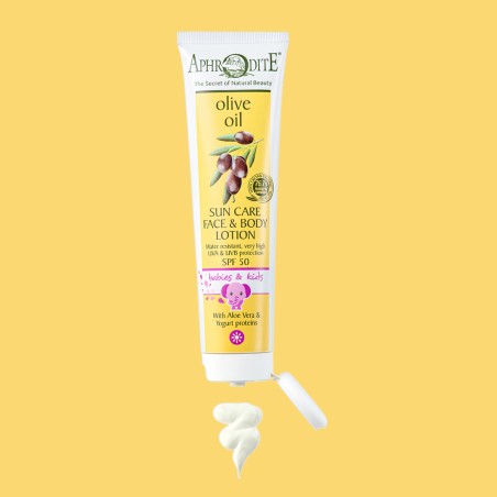 Sun Care Face & Body Lotion for Babies & Kids SPF 50