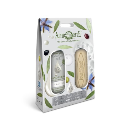 Collection Lait d'ânesse: COFFRET MAINS DOUCES ET ÉCLATANTES