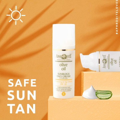Aphrodite Protecting & Age Shield Sunblock Face Cream SPF 30