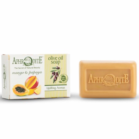 "Aphrodite Olive Oil Soap with Mango & Papaya"