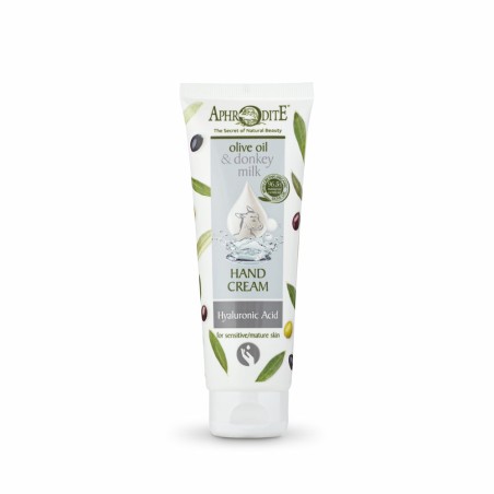 "Aphrodite Soothing Hand Cream for Sensitive Skin with Donkey Milk"