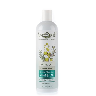 Shampooing Nettoyant Doux à l'Huile d'Olive et aux Plantes Grecques