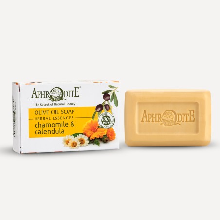 Olive Oil Soap with Chamomile & Calendula for Babies & Kids